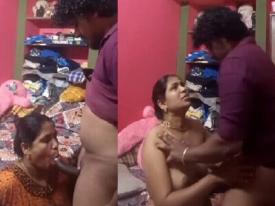 Mature aunty Tamil sex homemade and viral blowjob