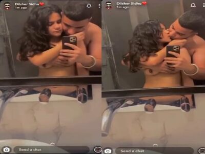 Punjabi sex lovers foreplay before mirror viral MMS